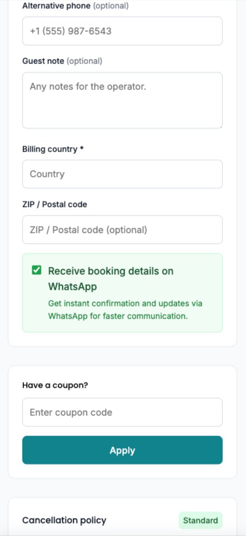 Placeholder — checkout on mobile